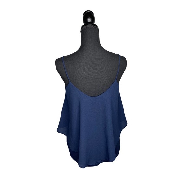 Anthropologie Paper Crane Tank Top Blue Size Small - Picture 2 of 6